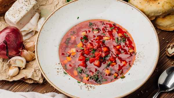 Кулеш с салом и говядиной