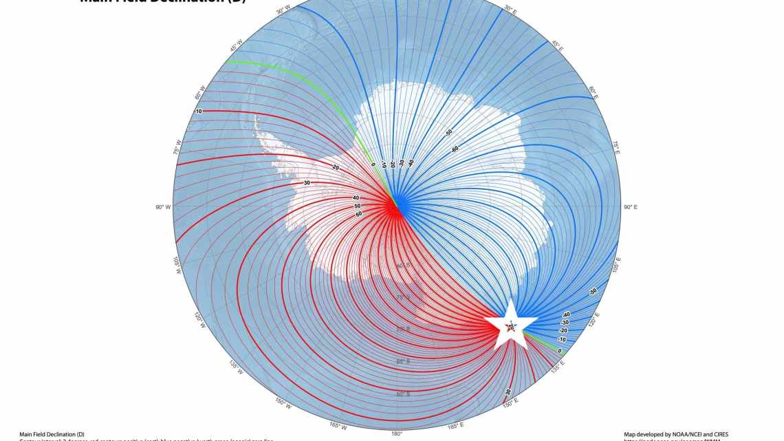 Почему северный магнитный полюс «убегает» на Таймыр: ученые в недоумении
