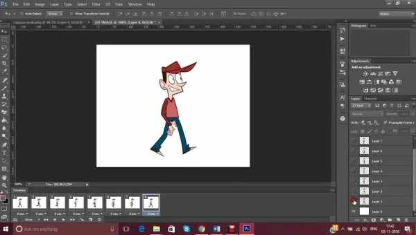 Создание анимации в Adobe Photoshop
