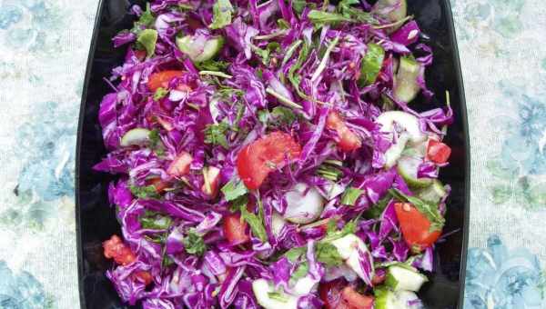 Салат из фиолетовой капусты рецепты