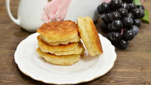 Оладьи из рисовой и кукурузной муки