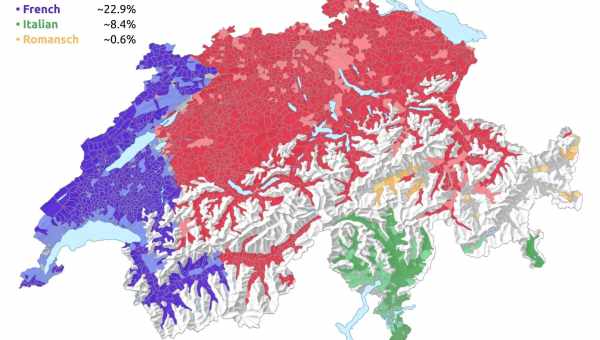 Сколько официальных языков в Швейцарии