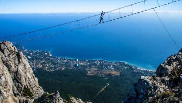 Где находится канатная дорога в Крыму