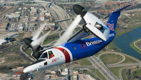 Первый серийный конвертоплан AW609 соберут в этом году