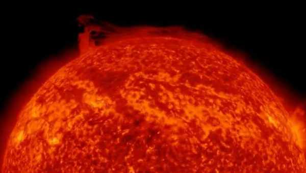 Зонд SDO увидел новое солнцетрясение